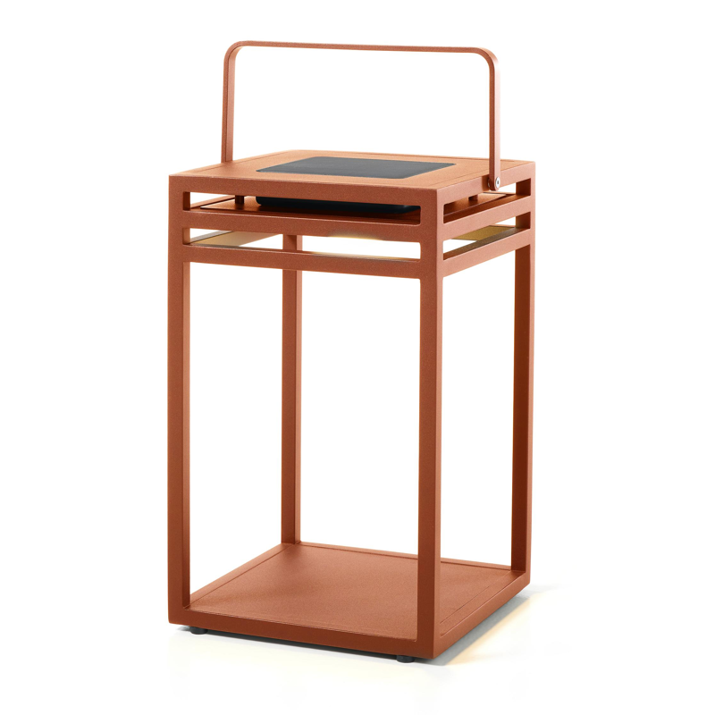 Lampe d'extérieur Vesper brun rouille 40 cm