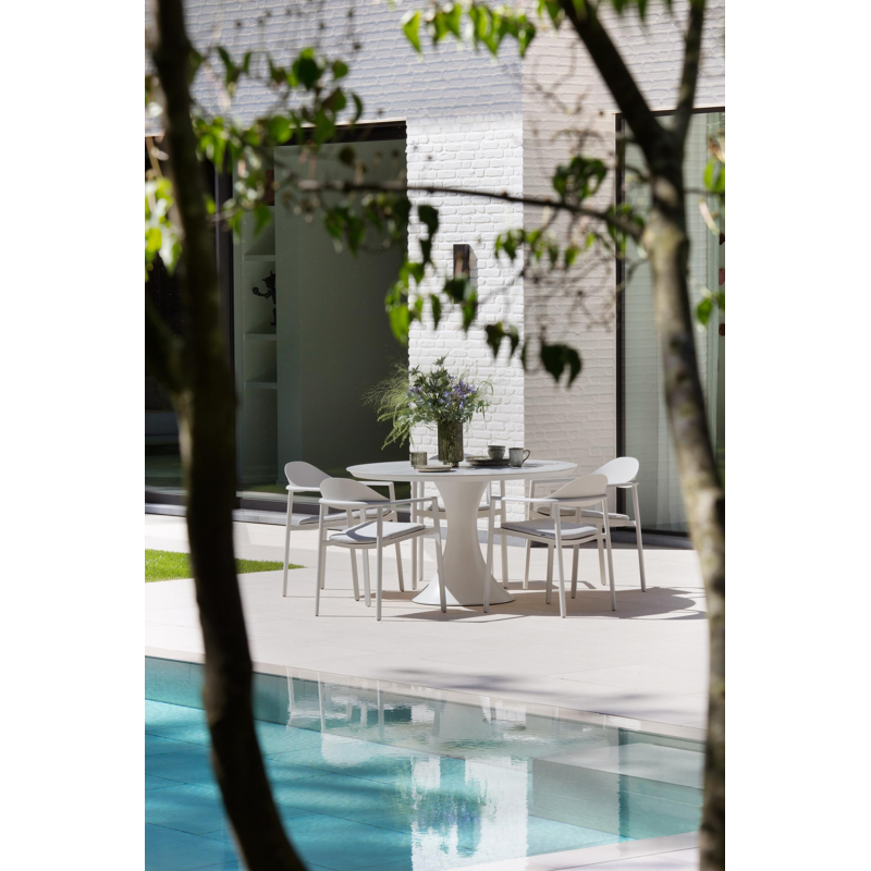 Fano (Piemonte) stoelkussen in all weather sunbrella® luxe savane nimbus