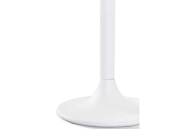 Litta bijzettafel in wit aluminium - Dia. 43 x H 50 cm