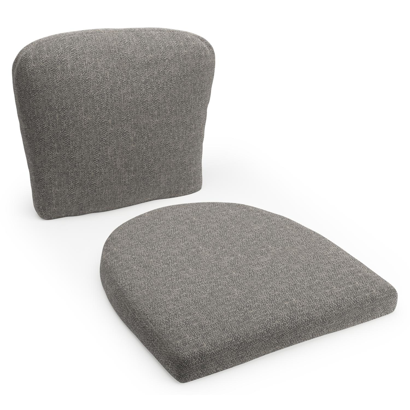 Coussin de chaise luxe (siège et dos) (luxe) Orso en all weather sunbrella® luxe chartres drizzle