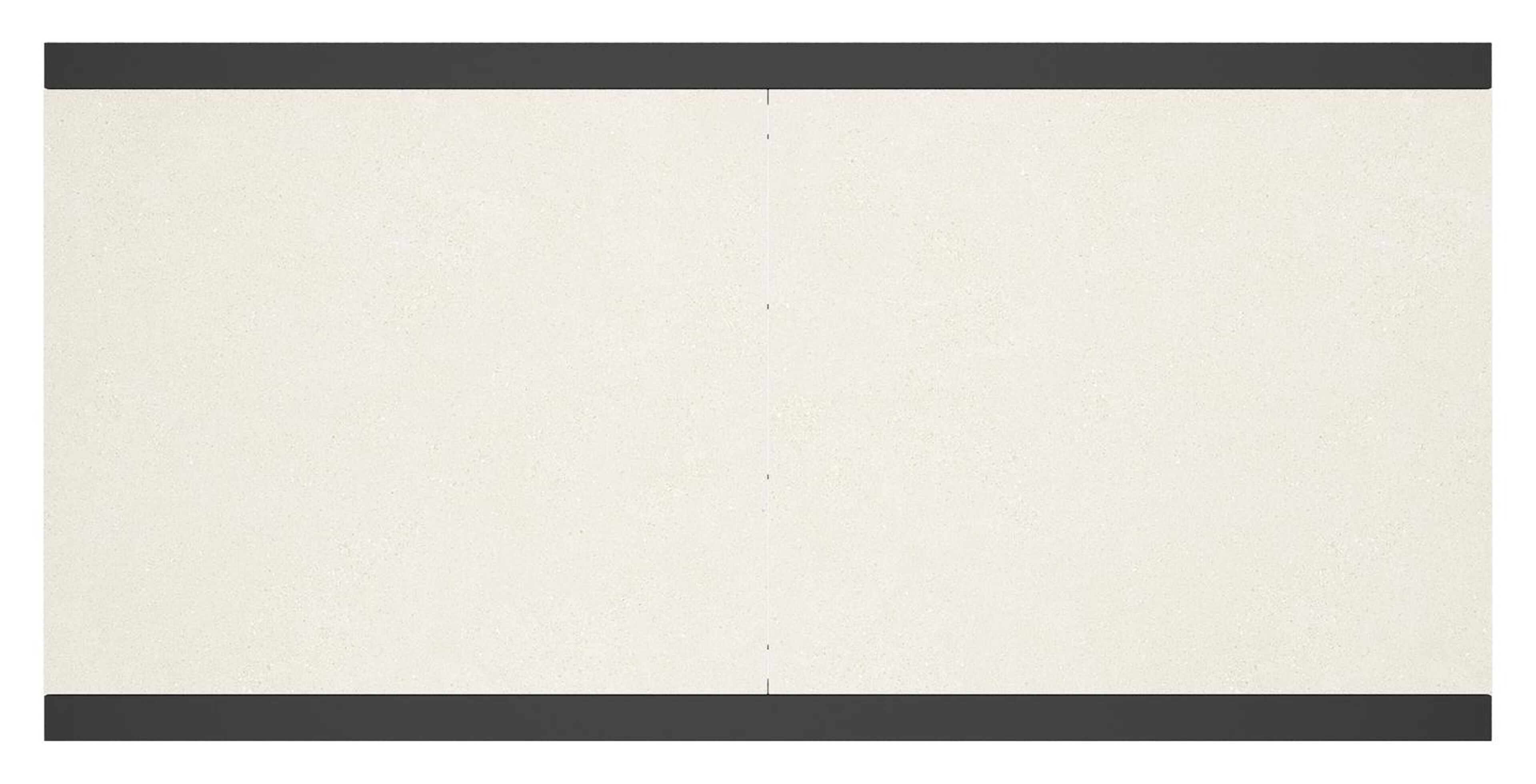 Calobra uitschuifbare tuinset in zwart aluminium en crema minerale sintered stone met 10 Gerona tuinstoelen