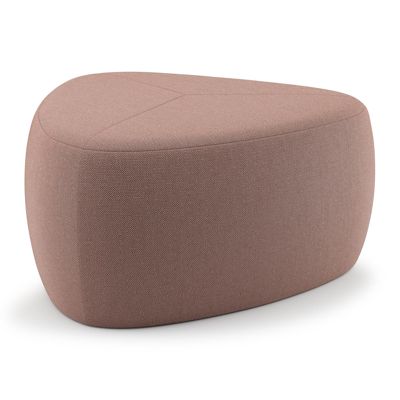 Pouf Masso en all weather sunbrella luxe savane rust - Lrg. 60 x Prof. 60 x Haut. 35 cm