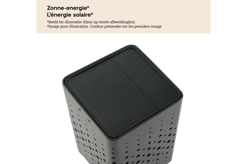 Maro lamp zwart 17 cm