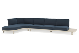 Chaise longue droite + 3 places