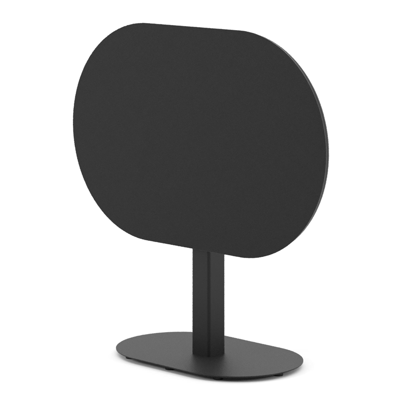 Teramo kantelbare tuintafel bombo in zwart aluminium en volkeramiek Nero Black - L 110 x B 70 x H 74 cm