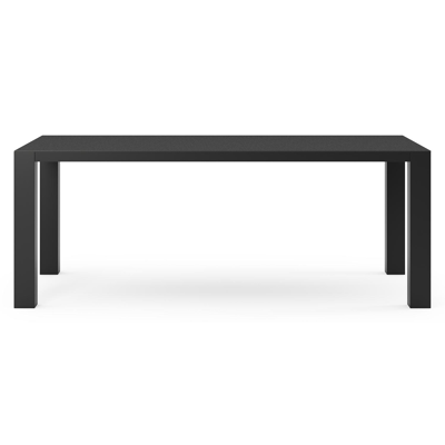 Nano tuintafel in zwart aluminium en volkeramiek nero black - L 200 x B 100 x H 75 cm