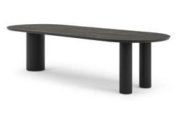 Ovale- Lg. 300 x Lrg. 110 x Haut. 74 cm