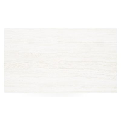 Cirello loungetafel in wit aluminium en calista volkeramiek - L 140 x B 80 x H 71 cm