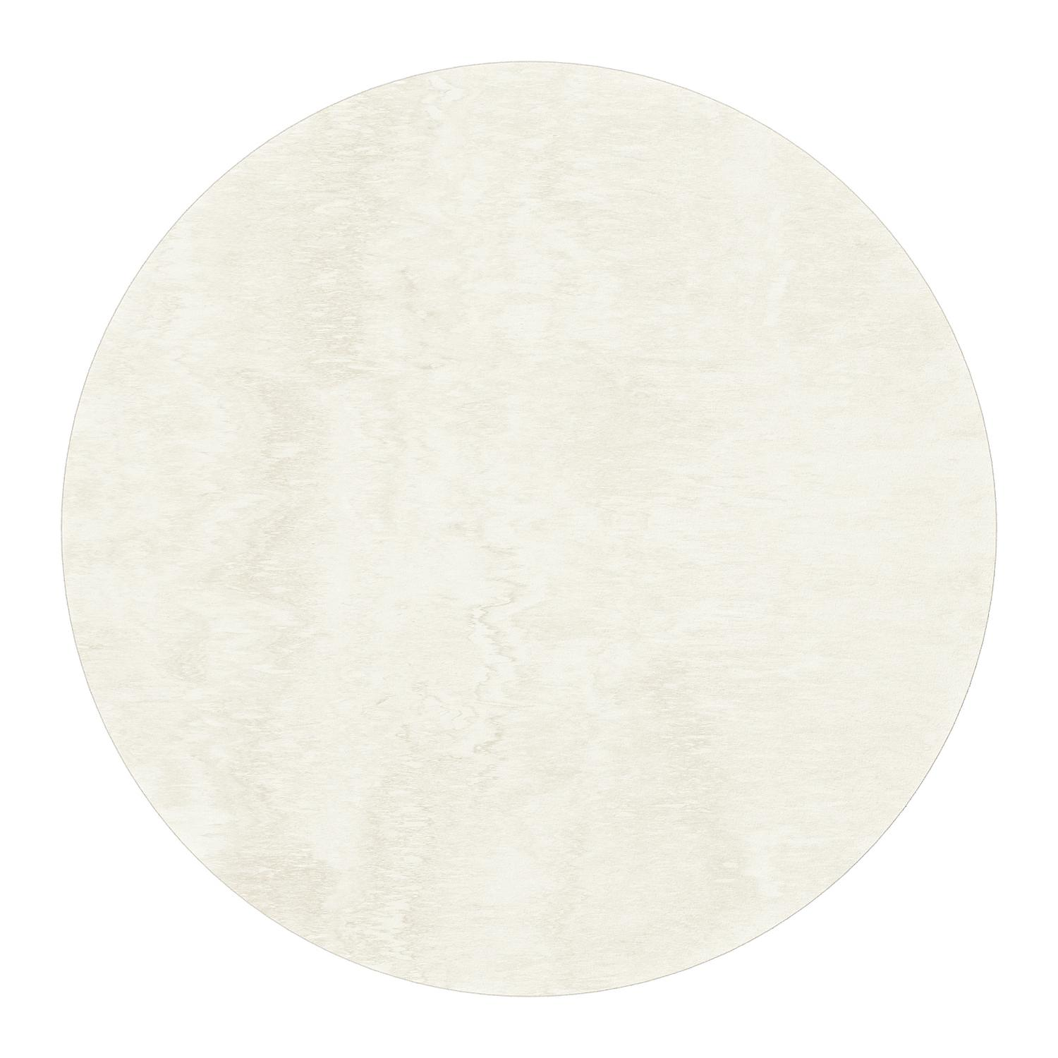 Table de basse Erla en aluminium beige et sintered stone beige - Diam. 60 x Haut. 35 cm