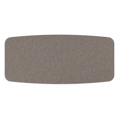 Cesano tuintafel bootvorm in zwart aluminium en volkeramiek wulong - L 255 x B 115 x H 75 cm