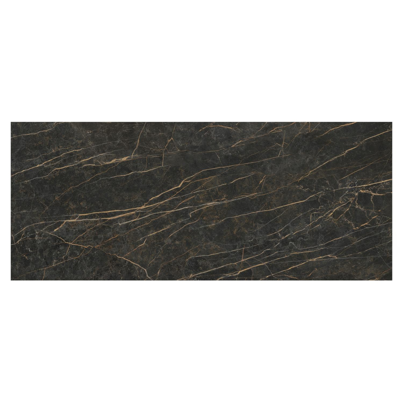 Como tuintafel in wit aluminium en volkeramiek Black Obsession - L 240 x B 100 x H 75 cm