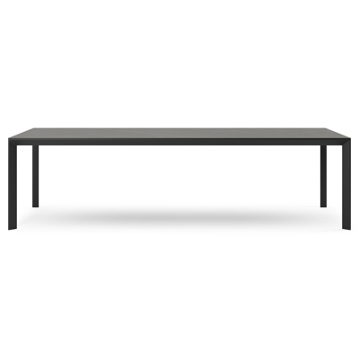 Malito tuintafel in zwart aluminium en volkeramiek calatorao - L 280 x B 110 x H 75 cm