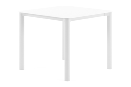 Afgerond vierkant - L 90 x B 90 x H 75 cm