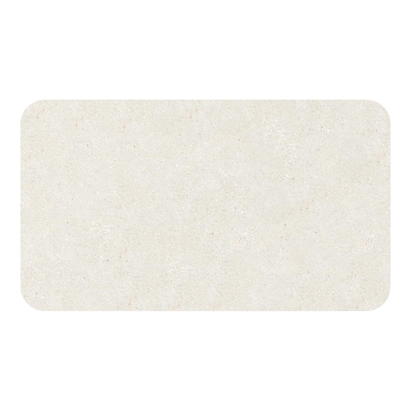 Orso tuintafel rechthoekig afgerond in zwart aluminium en volkeramiek Shilin - L 140 x B 80 x H 74.5 cm