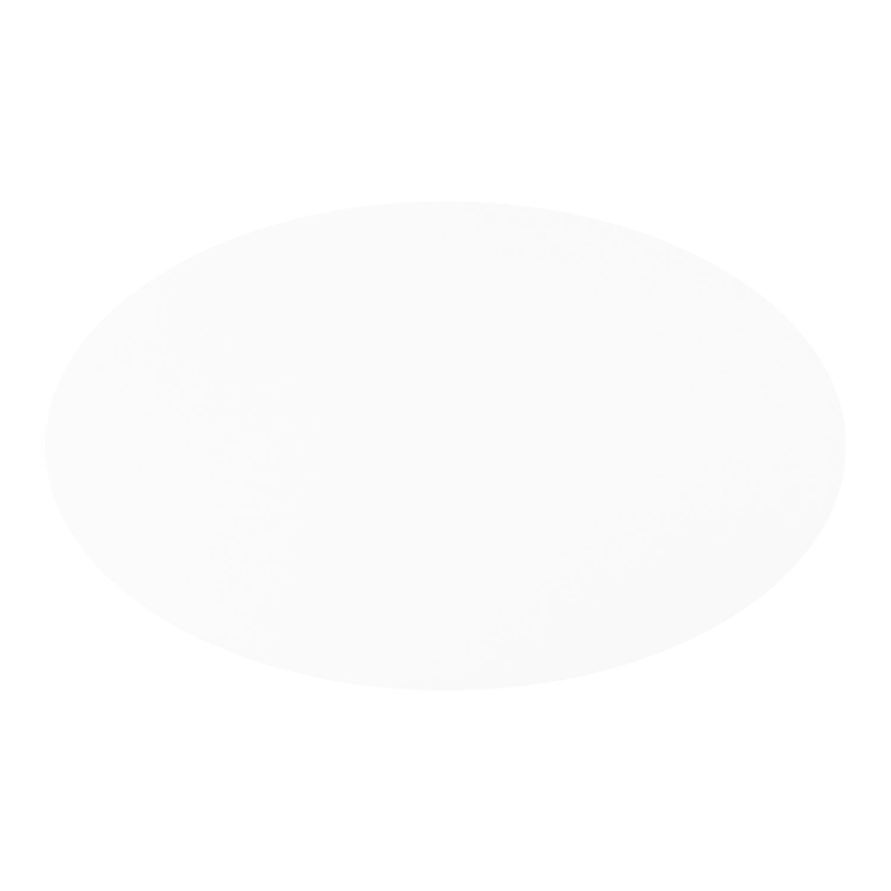 Table de jardin Fano ovale en aluminium beige et céramique pleine Arctic White - Lg. 180 x Lrg. 110 x Haut. 75 cm