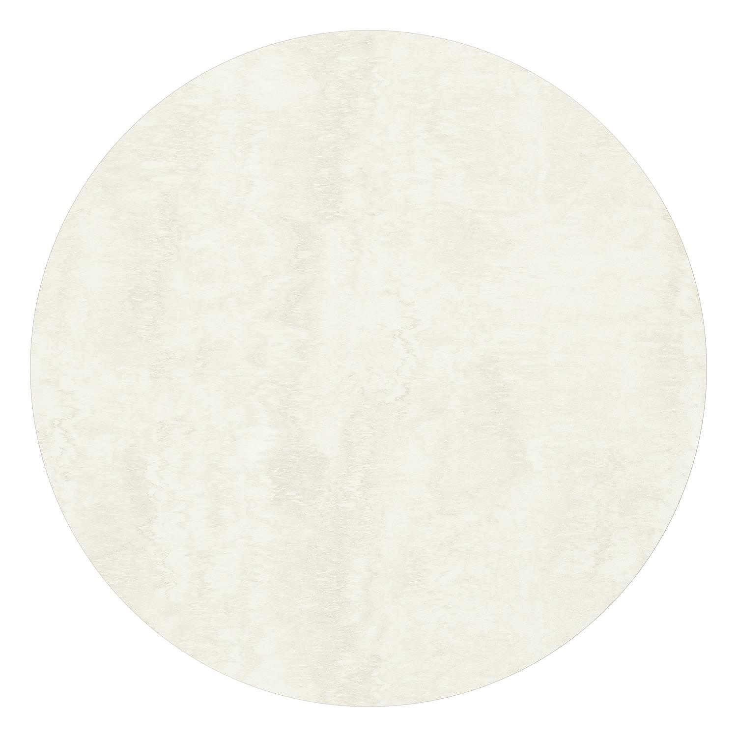 Table basse Erla en aluminium beige en corde beige et sintered stone beige - Diam. 90 x Haut. 30 cm