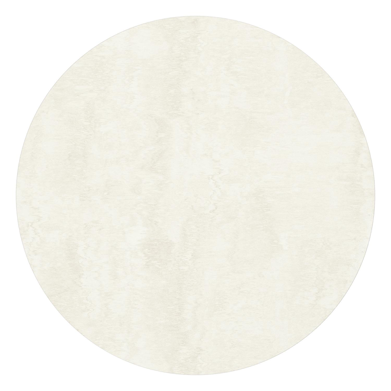 Erla loungetafel in beige aluminium en beige rope met sintered stone beige - Dia. 90 x H 30 cm