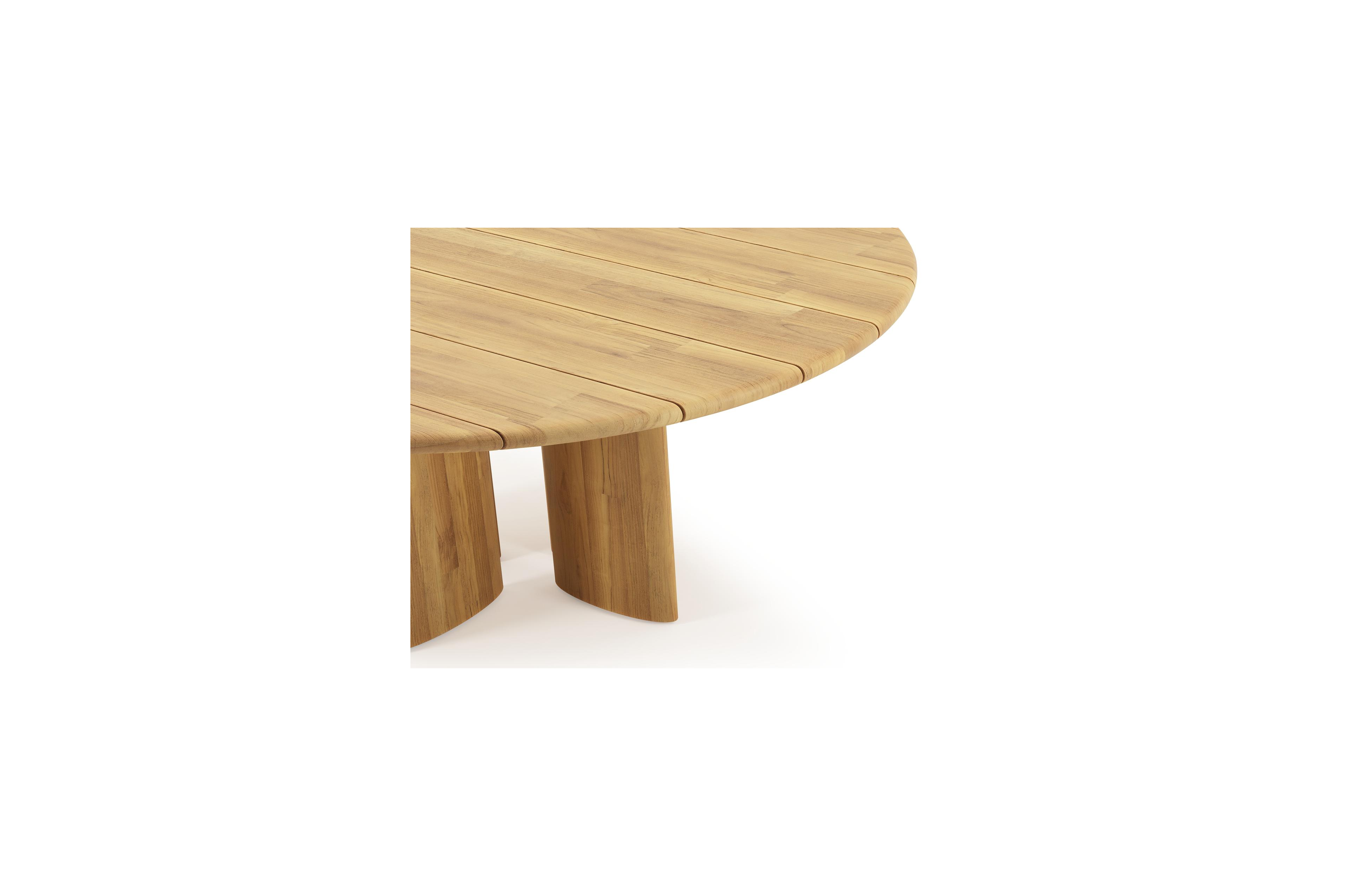 Gardo tuintafel rond in teak - Dia. 180 cm