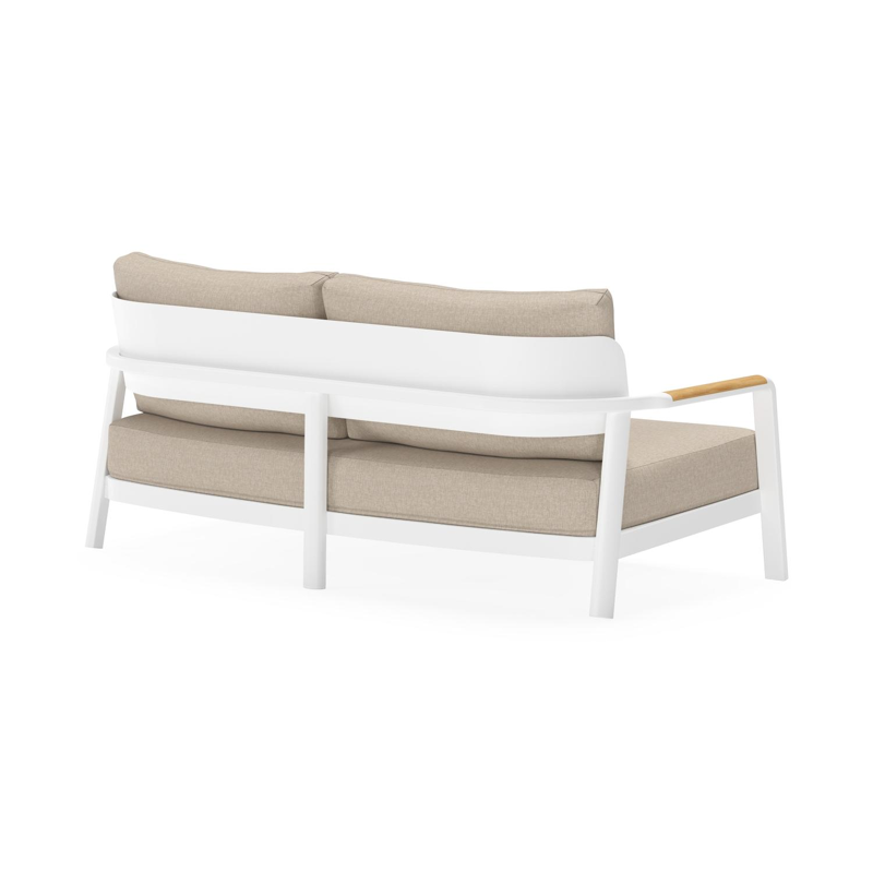 Salamanca loungeset in wit aluminium en met desert weather+ softtouch kussens