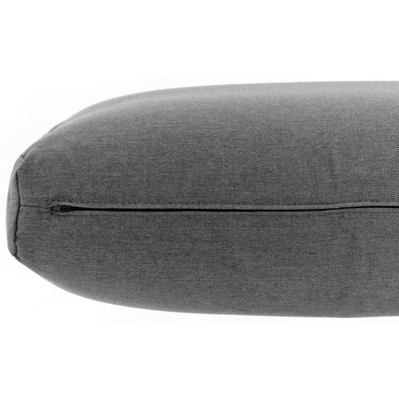 Puglia loungehoek in wit aluminium met grijs weather+ softtouch kussens en loungetafel