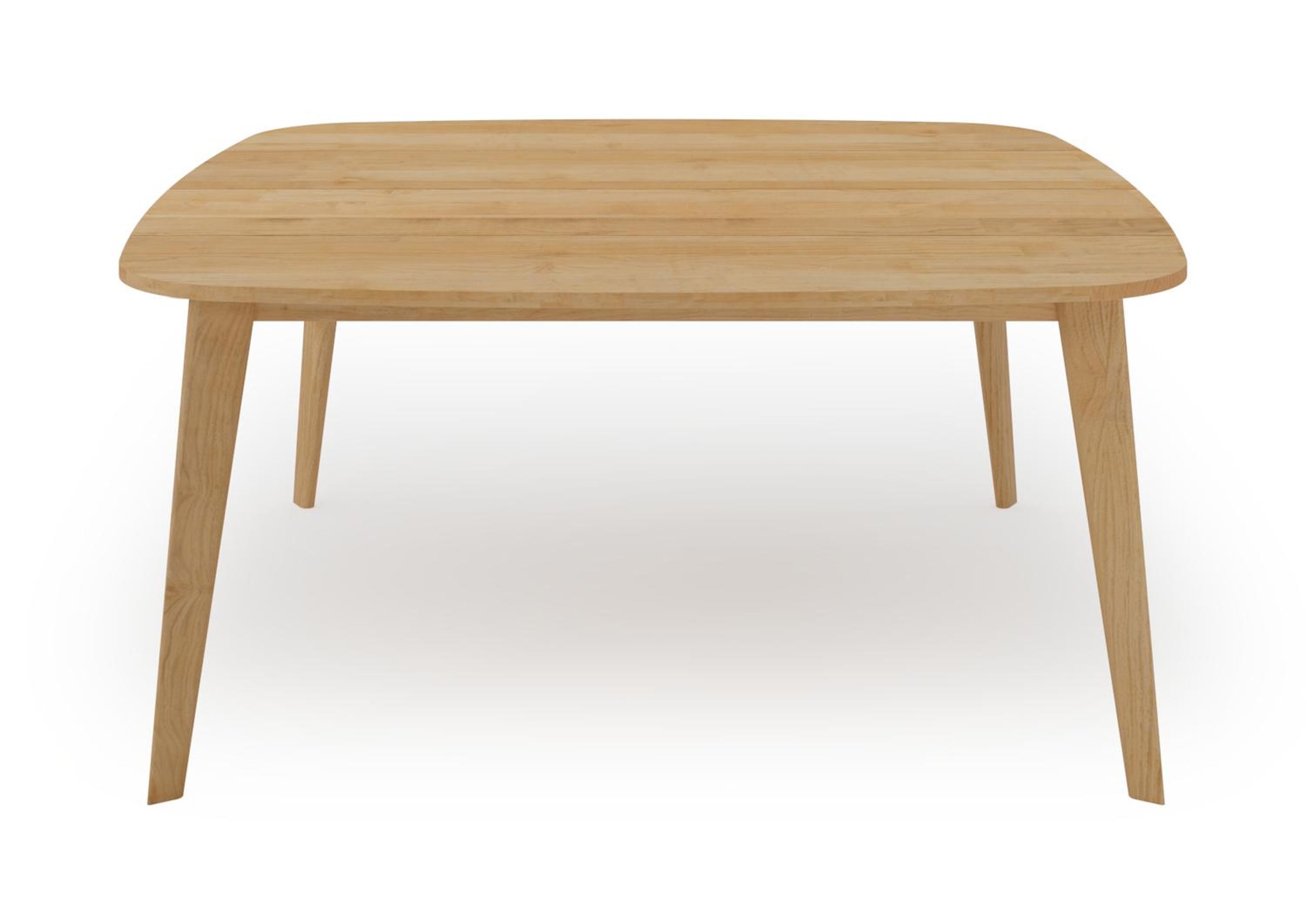Lacrima tuintafel vierkant afgerond in teak - L 165 x B 165 x H 75 cm