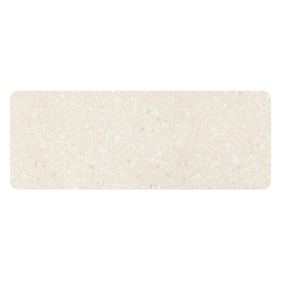 Orso tuintafel rechthoekig afgerond in wit aluminium en volkeramiek retrostone - L 290 x B 110 x H 73.5 cm