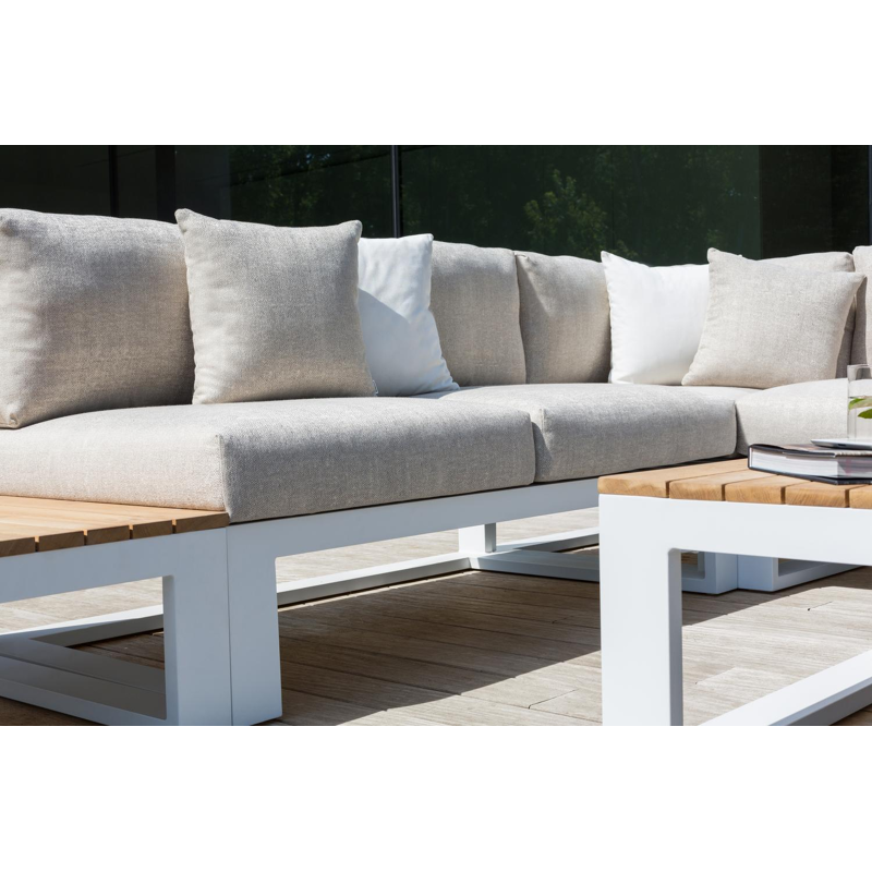 Sierkussen 45 x 45 cm in all weather sunbrella® luxe natte white