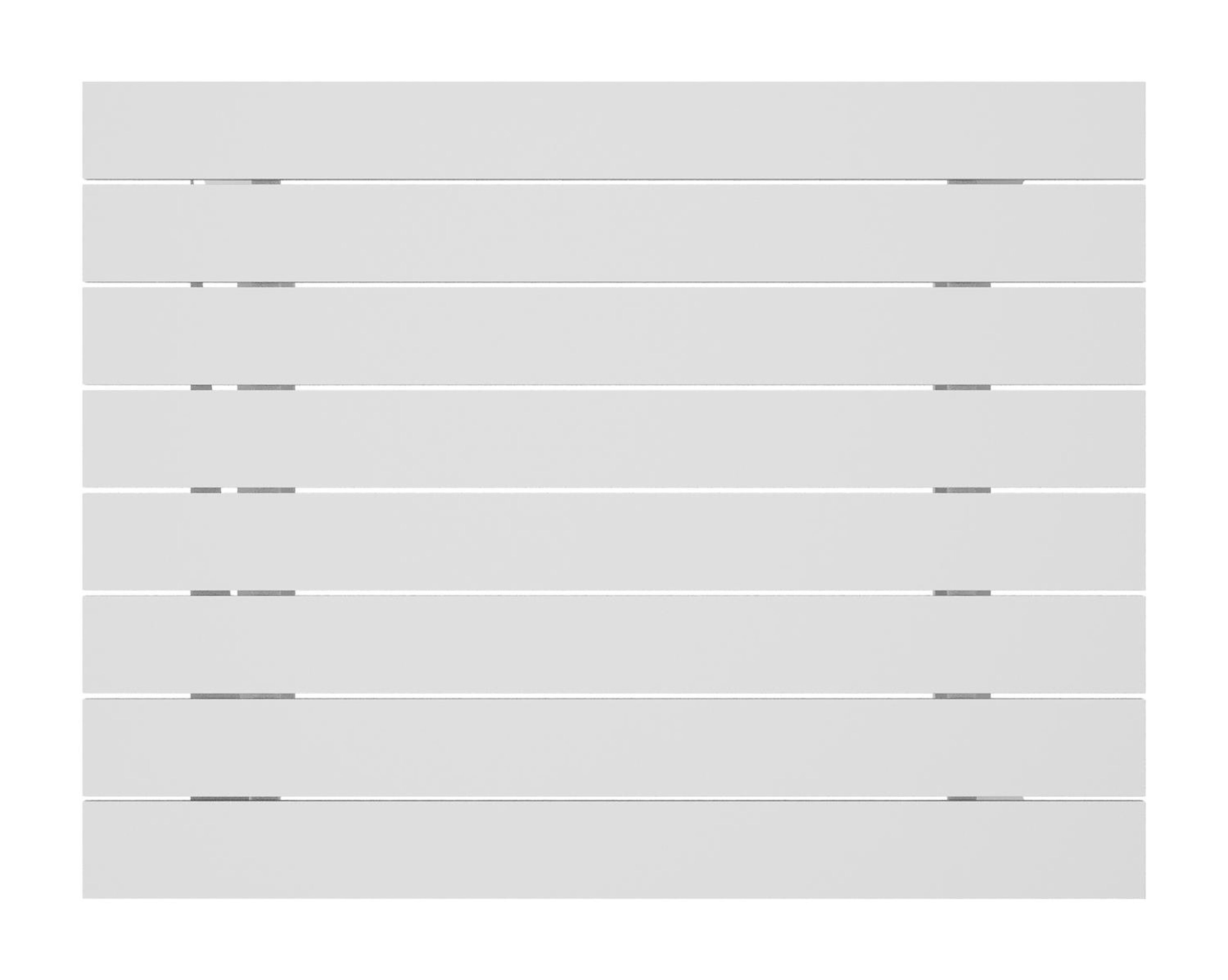 Alora loungetafel in wit aluminium - L 77 x B 77 x H 35 cm