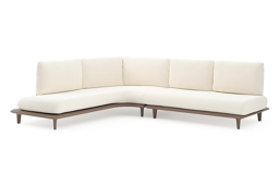 Chaise longue rechts + 2-zit