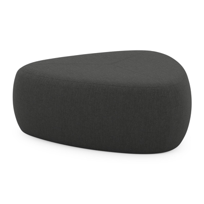 Pouf Masso en chartres sooty All weather sunbrella® luxe - Lrg. 90 x Prof. 90 x Haut. 35 cm