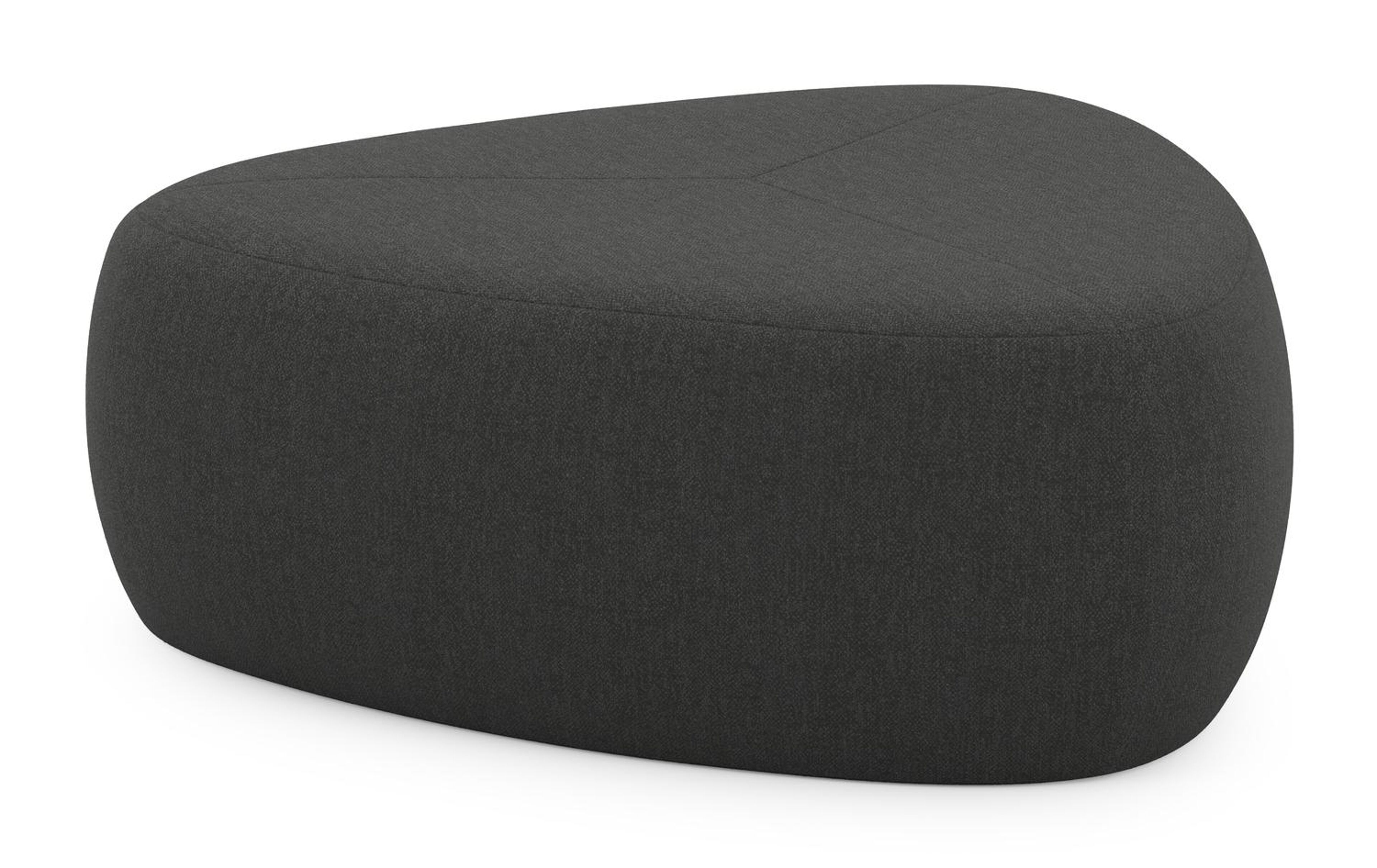 Masso poef in chartres sooty all weather sunbrella® luxe - B 90 x D 90 x H 35 cm