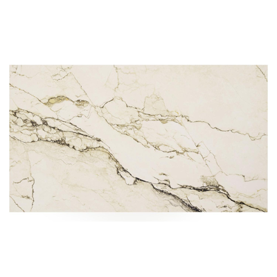 Cirello loungetafel in wit aluminium en colorado dunes volkeramiek - L 140 x B 80 x H 71 cm