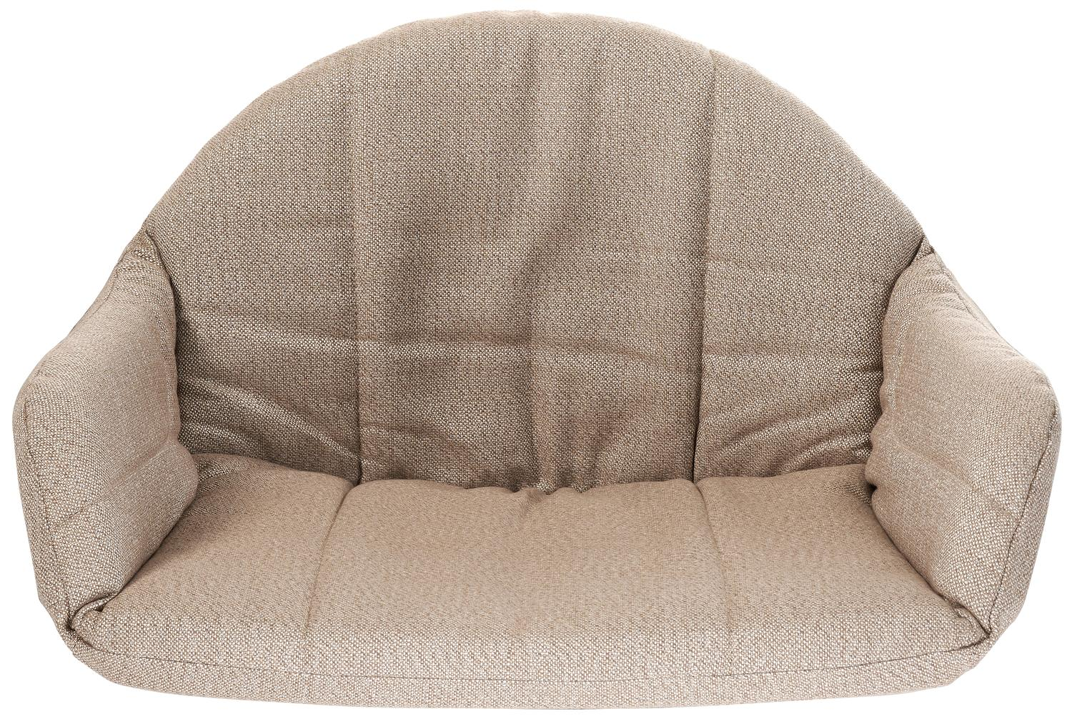 Coussin luxe de fauteuil de jardin Pagino  en all weather sunbrella® luxe savane coconut