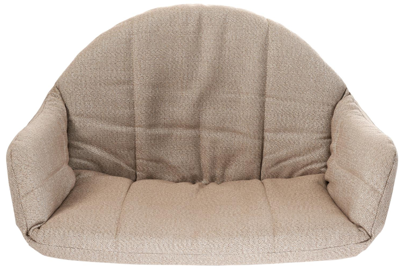 Coussin luxe de fauteuil de jardin Pagino  en all weather sunbrella® luxe savane coconut