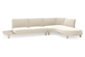 Chaise longue links + 2-zit