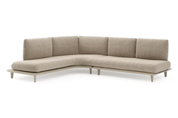 Chaise longue droite + 2-pl