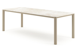 Rechthoekig afgerond - L 240 x B 100 x H 75 cm