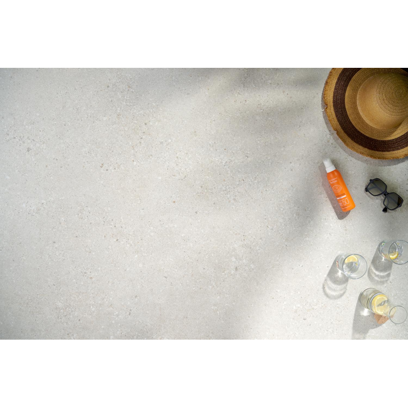 Nano tuintafel in zwart aluminium en volkeramiek shilin - L 240 x B 148 x H 75 cm