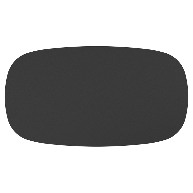 Amico tuintafel bombo xl in beige aluminium en volkeramiek Nero Black - L 270 x B 148 x H 73.5 cm