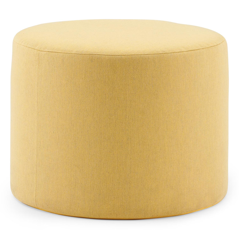 Ronde Masso poef in heritage dijon all weather sunbrella® luxe - Dia. 55 x H 40 cm