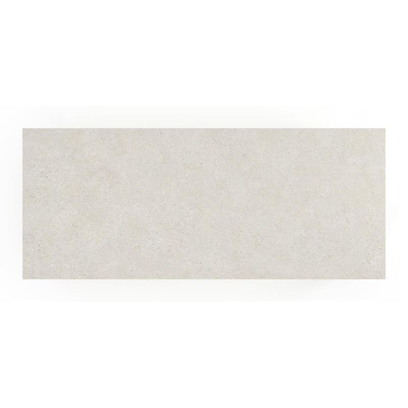 Atessa tuintafel in wit aluminium en volkeramiek shilin - L 240 x B 100 x H 75 cm