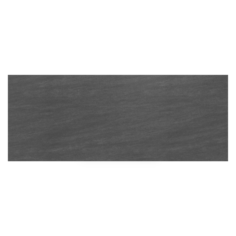 Table de jardin Nano en aluminium noir et céramique pleine basalt black - Lg 280 x Larg. 110 x H 75 cm