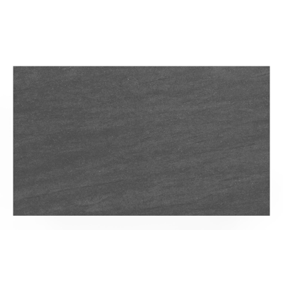 Verato bartafel in zwart aluminium en volkeramiek basalt black - L 120 x B 70 x H 106 cm