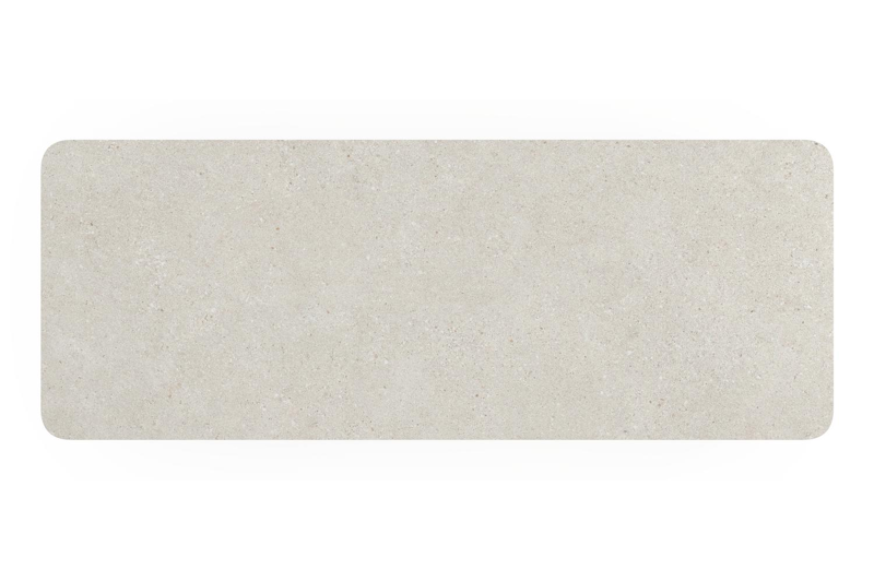 Urbino tuintafel in wit aluminium en volkeramiek shilin - L 290 x B 110 x H 75 cm