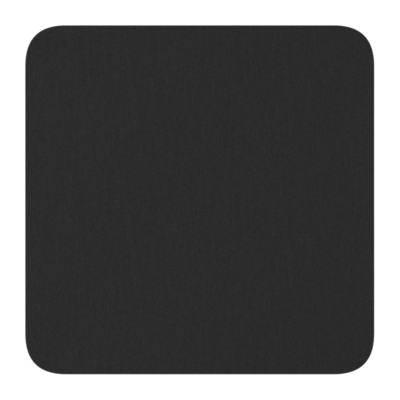 Fano kantelbare tuintafel vierkant afgerond in zwart aluminium en volkeramiek nero black - L 80 x B 80 x H 72.5 cm