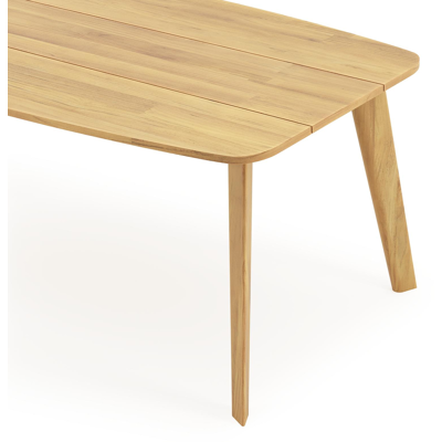 Lacrima tuintafel bootvorm in teak - L 180 x B 95 cm