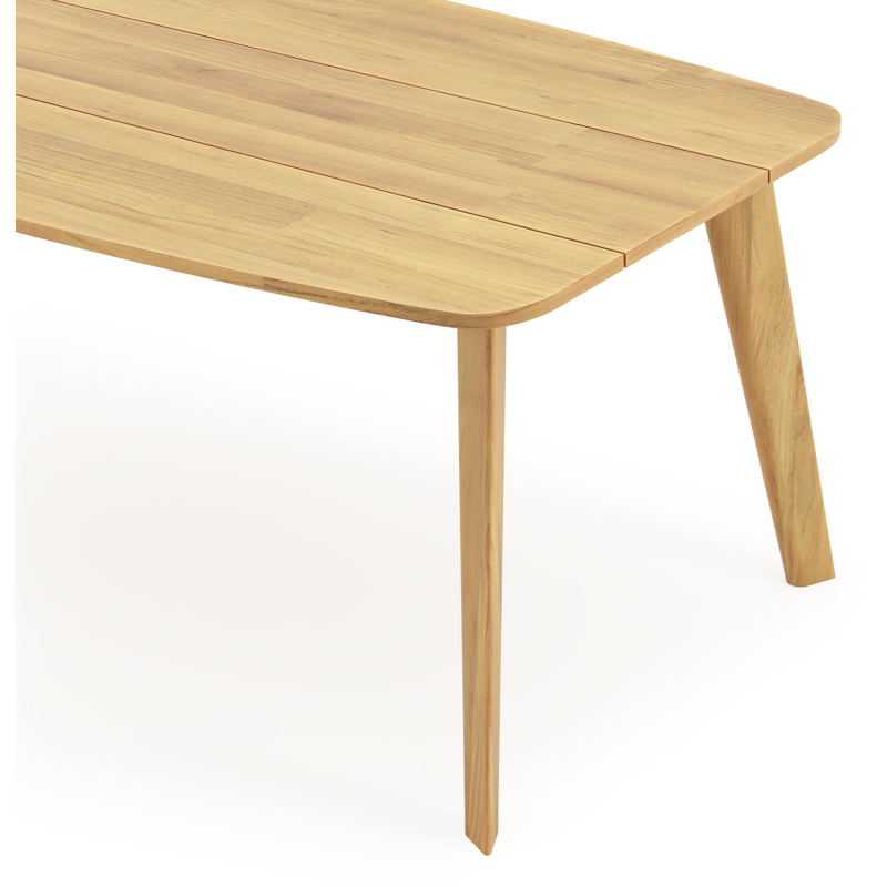 Lacrima tuintafel bootvorm in teak - L 180 x B 95 cm