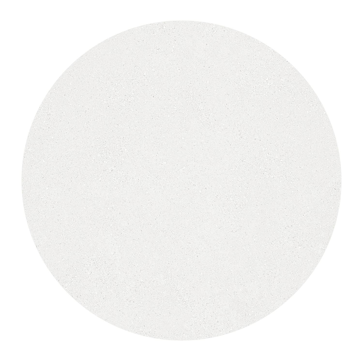 Pamplona ensemble de jardin ronde en aluminium blanc en sintered stone topo minerale avec 4 chaises de jardin Madura