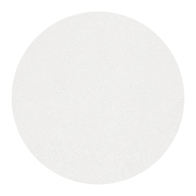 Table de jardin Pamplona ronde en aluminium blanc et sintered stone Topo minéral - Dia. 105 x H 72 cm