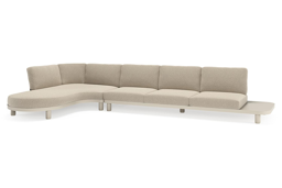 Chaise longue droite + 3 places
